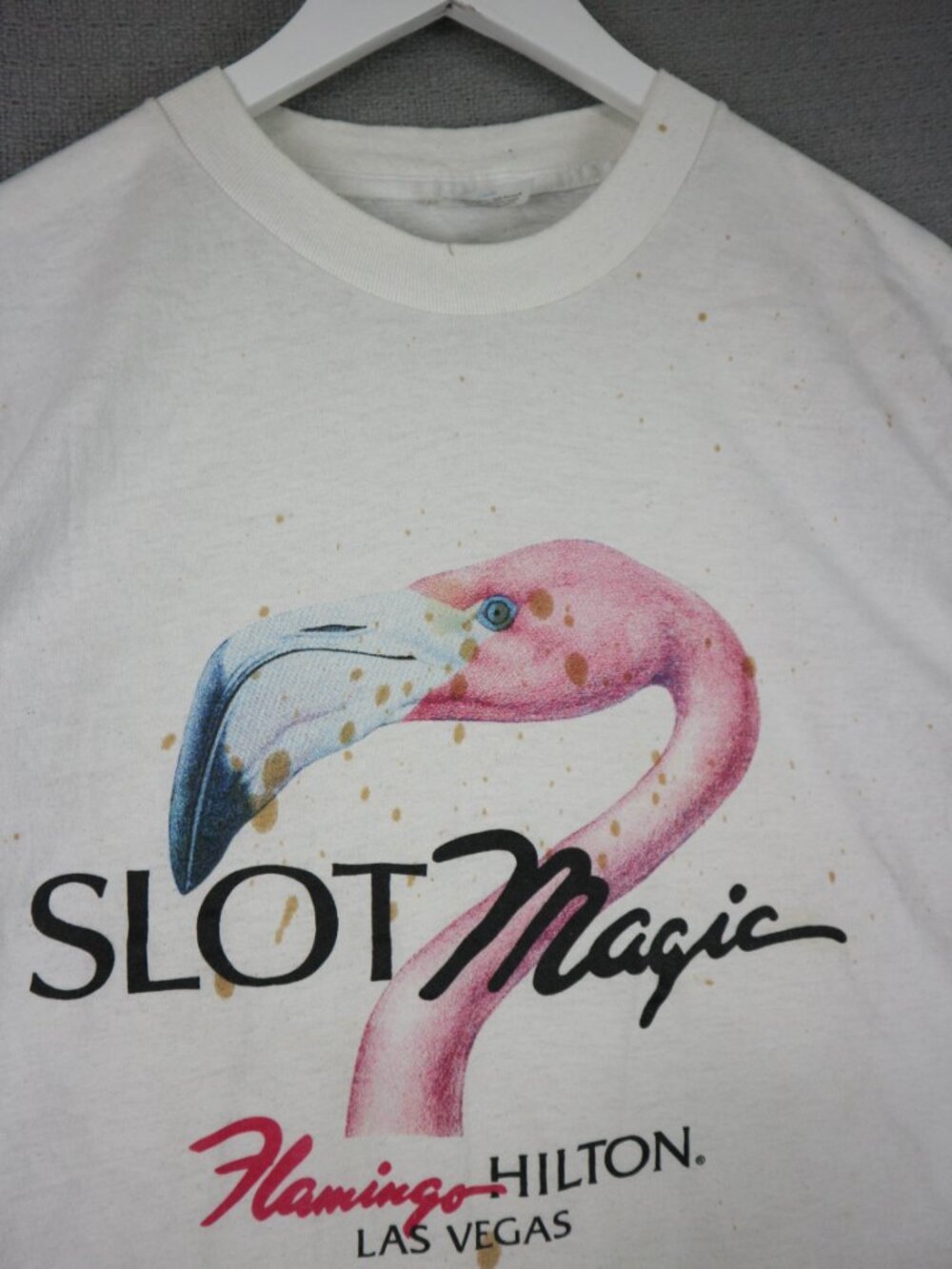 Designer Pro 1990s Vintage Single Stitch Slot Magic Las Vegas Tee Large - Picture 3 of 9